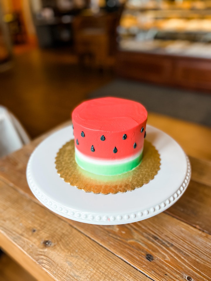 Watermelon Cake Decorating Class image