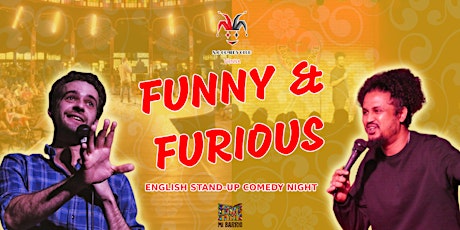 Funny & Furious - English Stand-Up Comedy Night tickets