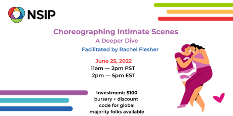 Choreographing Intimate Scenes ~ A Deeper Dive~ with Rachel Flesher
