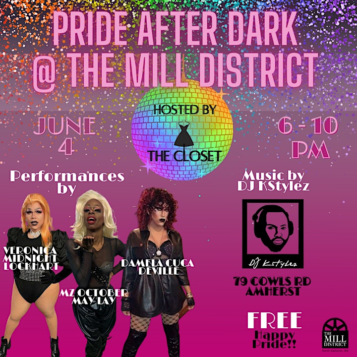 Amherst Pride at The Mill District: Pride Weekend! image