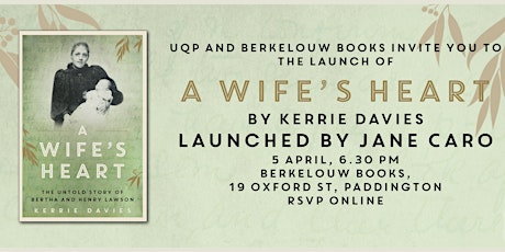 A Wife's Heart: book launch  primary image