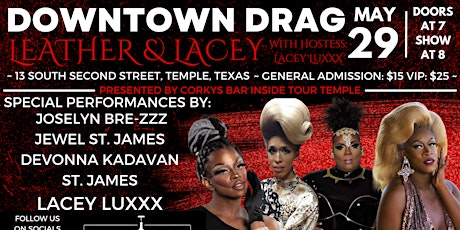 Corkys Wine and Beer Presents: Downtown Drag "Leather & Lacey"! tickets