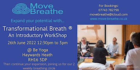 Transformational Breath ® WorkShop @ Be Yoga, HAYWARDS HEATH tickets