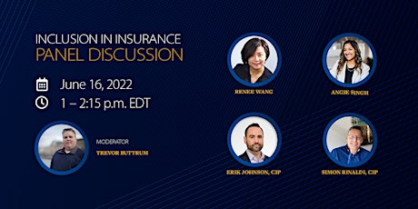 Inclusion in Insurance Panel Discussion tickets