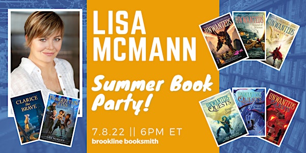 Summer Book Party! Lisa McMann at Brookline Booksmith