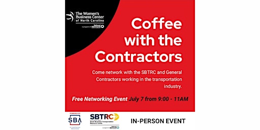 Coffee with the Contractors - IN-PERSON Networking Event