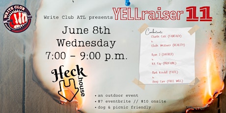 Write Club Atlanta presents YELLraiser 11 tickets