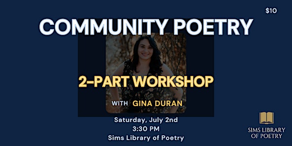 Community Poetry Workshop