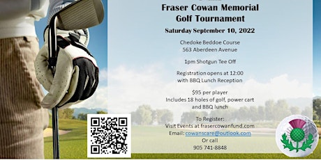 Fraser Cowan Golf Tournament tickets