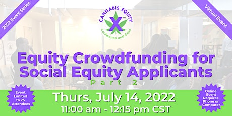 Equity Crowdfunding For Social Equity Applicants - Part 2 Tickets