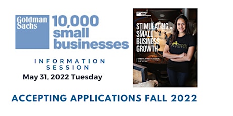 Goldman Sachs 10,000 Small Business Houston Information Session tickets