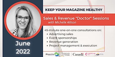 Imagem principal do evento Keep Your Magazine Healthy: Sales & Revenue "Doctor" Sessions