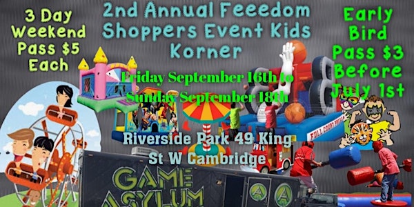 2nd Annual Feeedom Shoppers Event Kids Korner 3 Da
