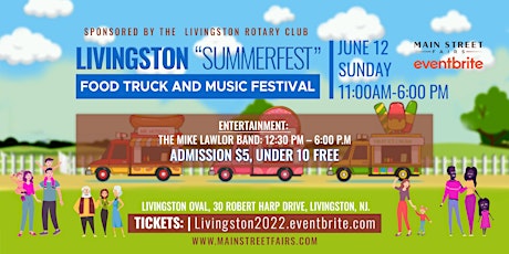 Livingston ‘Summerfest’ Food Truck and Music Festival tickets