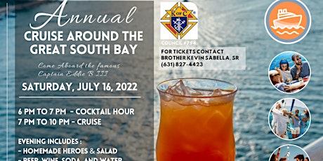 Great South Bay Evening Cruise tickets