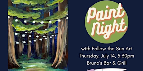 Paint Night at Bruno's: Follow the Twinkle Lights!