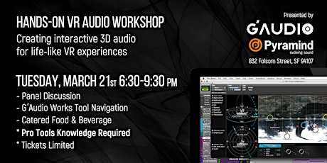 Hands-on Virtual Reality Audio Workshop with G'Audio primary image