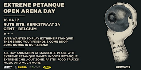 Primaire afbeelding van Extreme Petanque Open Arena Day: bring your friends & join the madness!
