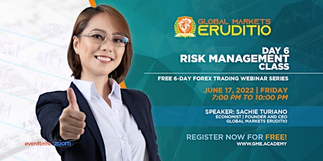 Free Six-Day Forex Trading Webinar Series - Day 6 Risk Management tickets