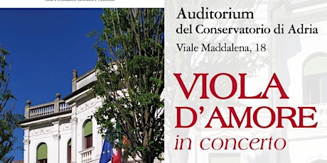 Viola D'Amore in concerto biglietti