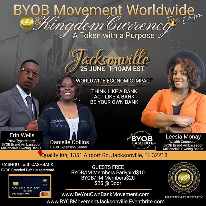 Kingdom Currency & Be Your Own Bank Movement Worldwide Expo Jacksonville image