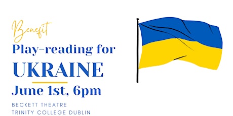 Imagen principal de Worldwide Ukrainian Play Readings at Trinity College Dublin