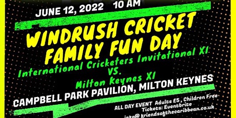 Hauptbild für Charity Cricket Family Fun Day