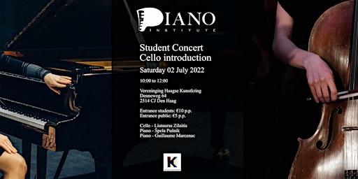 Student concert and Cello presentation
