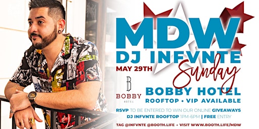 Memorial Day Weekend Sunday with DJ Infvnte