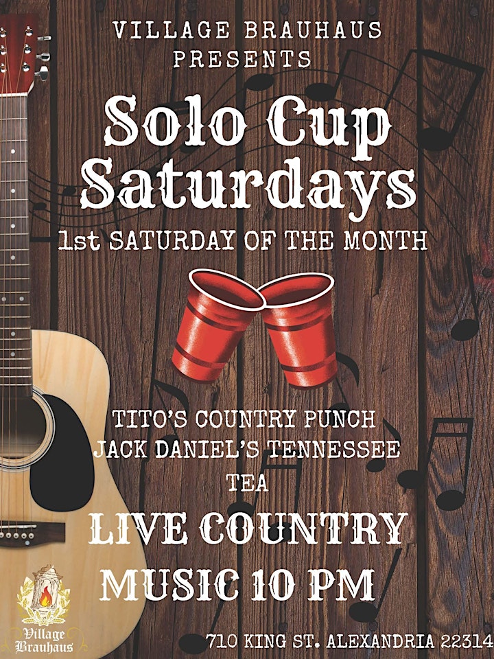 Solo Cup Saturdays - Live Country Music image