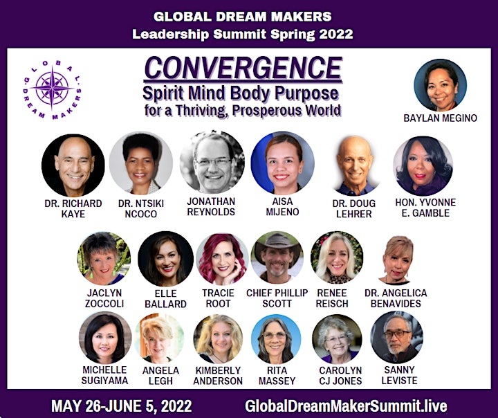 CONVERGENCE: Global Dream Maker Leadership Summit Spring 2022 image