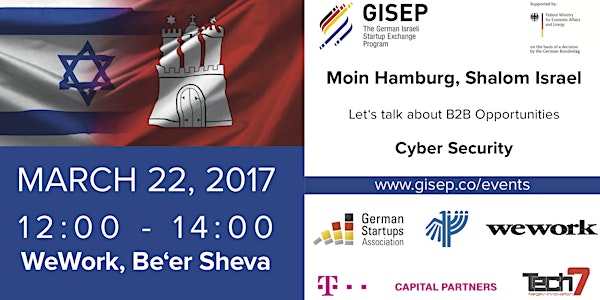 Moin Hamburg, Shalom Israel! Let's talk about B2B Opportunities: Cyber Security