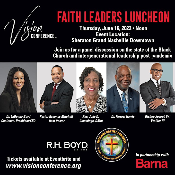 Faith Leaders Luncheon in Partnership with Barna image