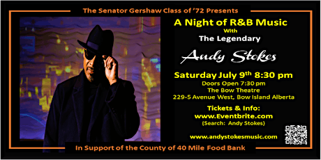 A Night of R&B Music with Andy Stokes Presented by the Gershaw Class of ‘72 tickets