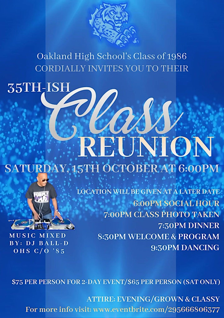 OHS Class Of 1986 35th-ish Class Reunion - It's Our Time To Shine! image