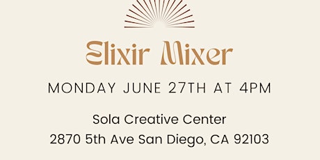 Elixir Mixer tickets