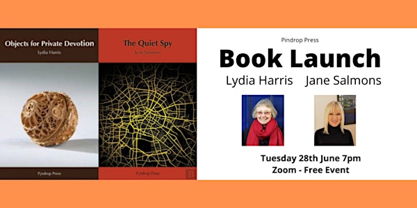 Free Zoom Poetry Book Launch  - Lydia Harris and Jane Salmons