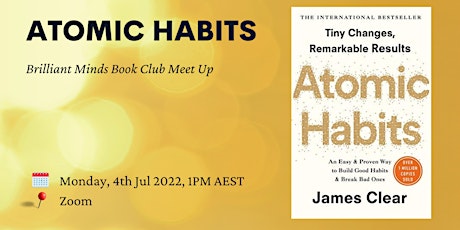 Atomic Habits by James Clear - Book Club Meetup tickets