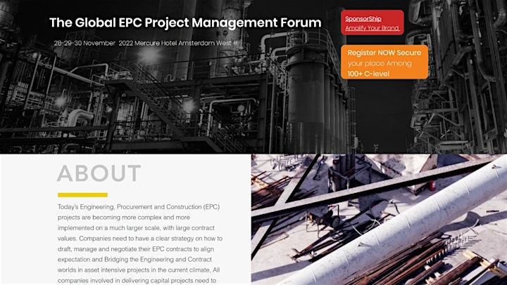 The Global EPC Project Management Energy Oil&Gas Forum image