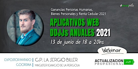 APLICATIVOS WEB DDJJs ANUALES 2021