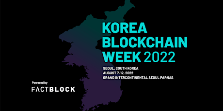 Korea Blockchain Week 2022 Tickets