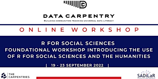 Social Sciences for R Data Carpentry Workshop 19 - 23 September 2022