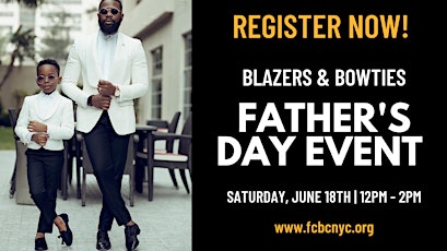 Imagem principal do evento Blazers and Bowties Pre-Father's Day Event