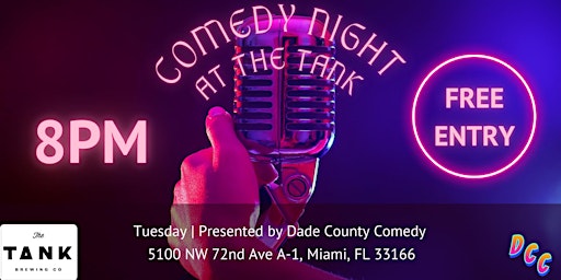 Comedy Night at The Tank Brewing