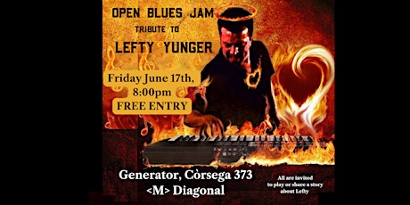 Image principale de Open Blues Jam Tribute to Lefty Yunger