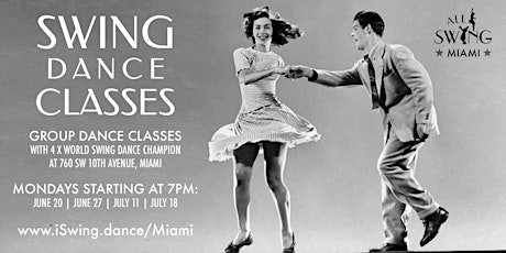 Swing Dance Classes with 4 x World Swing Dance Champion primary image