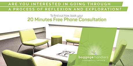 Free 20 minutes Cognitive Behavioural Therapy phone consultations primary image