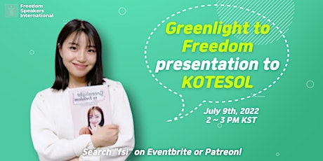 Greenlight to Freedom presentation to KOTESOL tickets