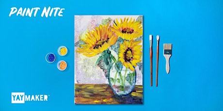Virtual: Paint Nite: Sunflowers in Watercolor tickets