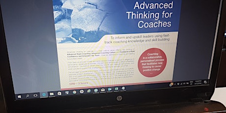 Advanced Thinking for Coaches | Webinar Series April 2017  primary image